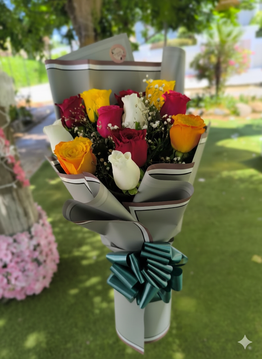 Bouquet Ovale Élégant