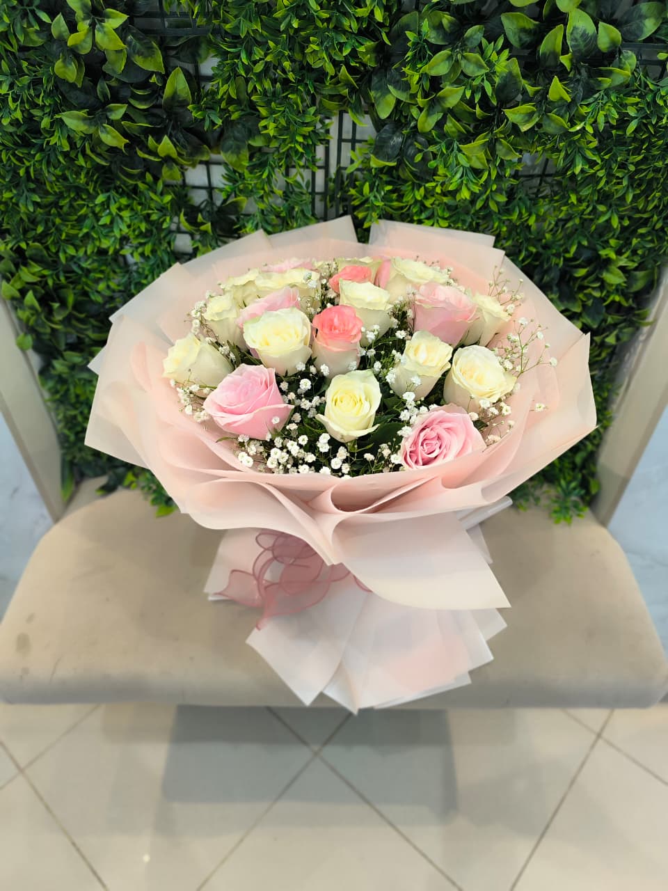 Bouquet Rond de Roses