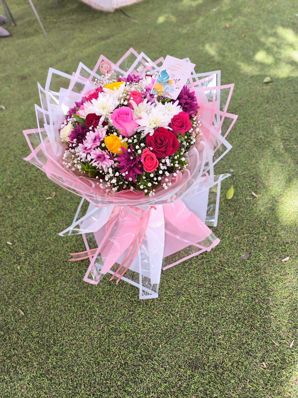 Bouquet Rond Panaché